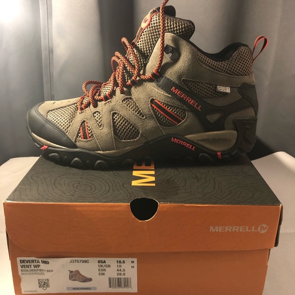 Merrell Deverta Mid Wp Mens Hiking Boot 